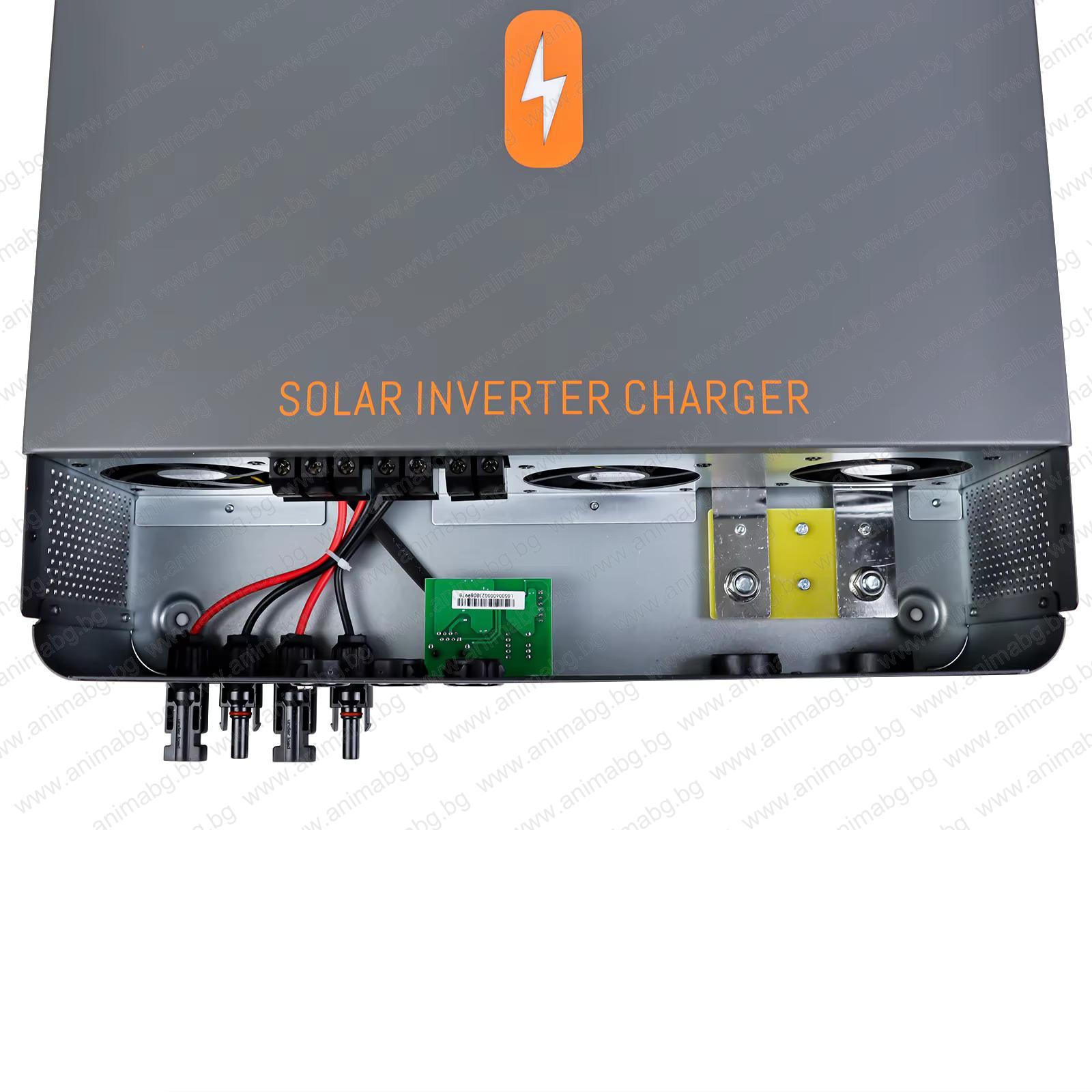 Хибриден соларен инвертор PowMr 10.2 KW с WiFi